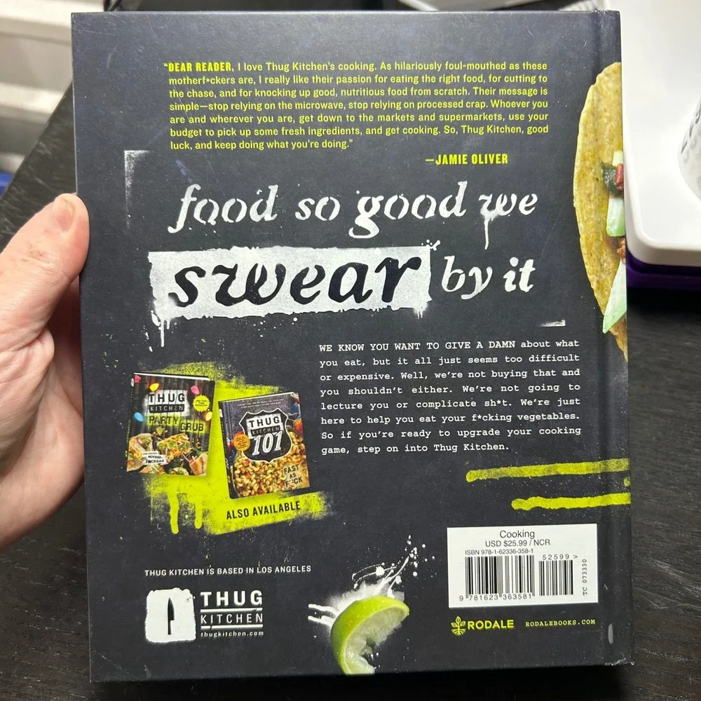 Thug Kitchen Eat Like You Give a F*ck The Official Cookbook Hardcover Vegan 2014